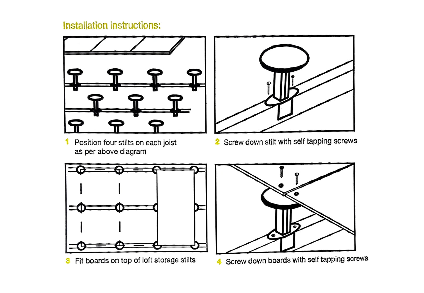 Loft Stilts DIY Pack